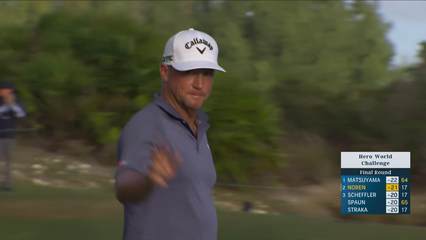 Alex Noren | Round 4 | 18th hole | Shot 3 | 2025 Hero World Challenge