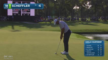 Scottie Scheffler | Round 2 | 18th hole | Shot 4 | 2026 Cadillac