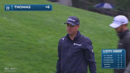 Justin Thomas | Round 2 | 17th hole | Shot 4 | 2025 the Memorial