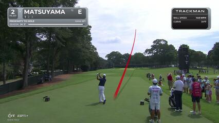 Hideki Matsuyama | Round 1 | 2nd hole | Shot 1 | 2025 TOUR Championship