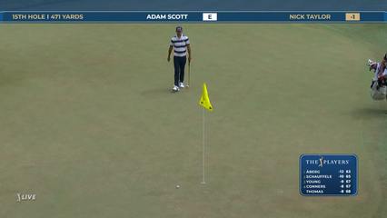 Nick Taylor | Round 3 | 15th hole | Shot 4 | 2026 THE PLAYERS