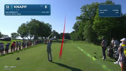 Jake Knapp | Round 1 | 12th hole | Shot 1 | 2025 John Deere