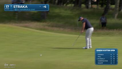 Sepp Straka | Round 1 | 17th hole | Shot 3 | 2025 Genesis Scottish Open