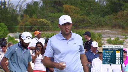 Scottie Scheffler | Round 3 | 3rd hole | Shot 5 | 2024 Hero World Challenge