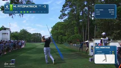 Matt Fitzpatrick | Round 1 | 6th hole | Shot 1 | 2026 RBC Heritage