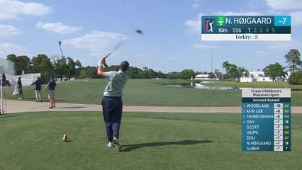 Nicolai Højgaard | Round 2 | 16th hole | Shot 1 | 2026 Texas Children's