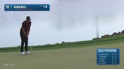 Ludvig Åberg | Round 3 | 18th hole | Shot 5 | 2025 Arnold Palmer Invitational