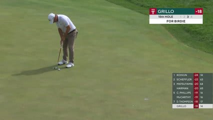 Emiliano Grillo | Round 4 | 15th hole | Shot 4 | 2026 3M Open