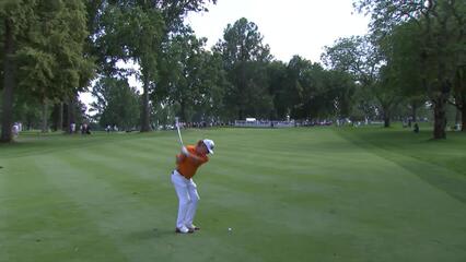 Miguel Angel Jiménez | Round 4 | 10th hole | Shot 2 | 2025 Kaulig Co. Championship