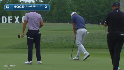 Tom Hoge | Round 1 | 13th hole | Shot 4 | 2025 Zurich Classic
