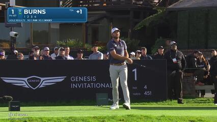 Sam Burns | Round 3 | 1st hole | Shot 1 | 2025 Genesis