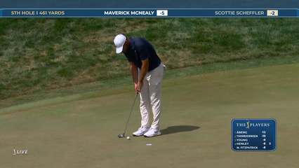 Scottie Scheffler | Round 4 | 5th hole | Shot 4 | 2026 THE PLAYERS