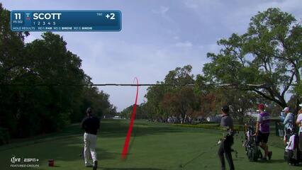 Adam Scott | Round 4 | 11th hole | Shot 1 | 2025 Valspar