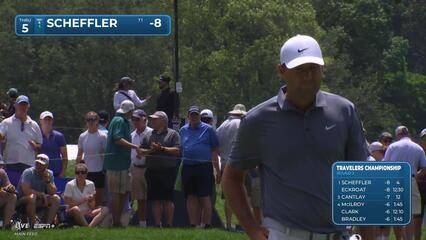 Scottie Scheffler | Round 2 | 5th hole | Shot 3 | 2025 Travelers