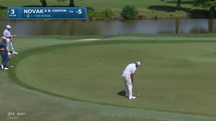 Andrew Novak | Round 1 | 3rd hole | Shot 3 | 2026 Zurich Classic