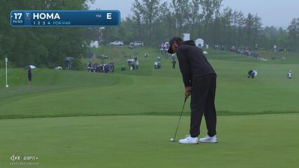 Max Homa | Round 1 | 17th hole | Shot 5 | 2025 RBC Canadian