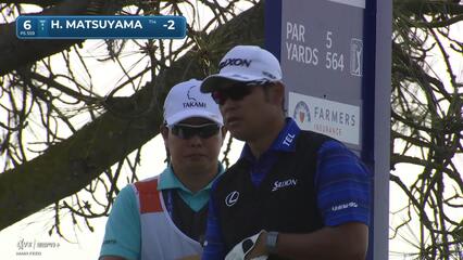 Hideki Matsuyama | Round 3 | 6th hole | Shot 1 | 2025 Farmers