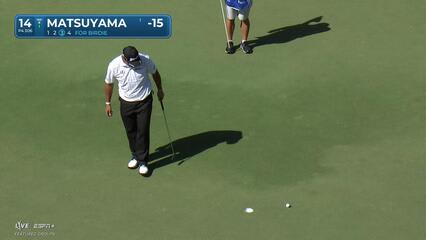 Hideki Matsuyama | Round 2 | 14th hole | Shot 4 | 2025 The Sentry