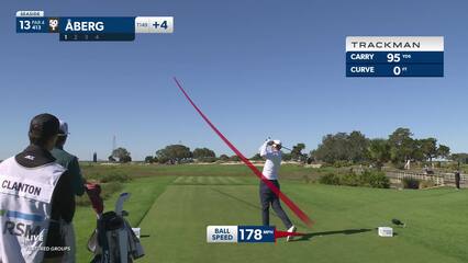 Ludvig Åberg | Round 1 | 13th hole | Shot 1 | 2024 The RSM Classic