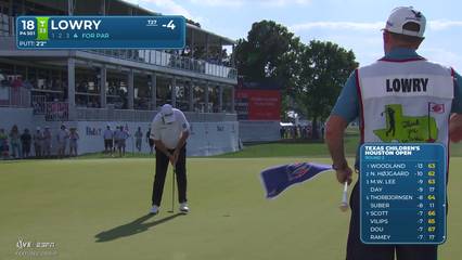 Shane Lowry | Round 2 | 18th hole | Shot 4 | 2026 Texas Children's