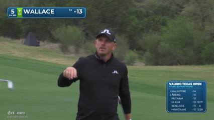 Matt Wallace | Round 4 | 5th hole | Shot 4 | 2026 Valero
