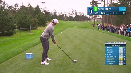 Rory McIlroy | Round 1 | 9th hole | Shot 1 | 2025 AT&T Pebble Beach