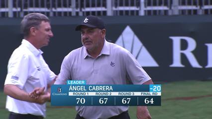 Ángel Cabrera | Round 4 | 18th hole | Shot 4 | 2025 Tradition