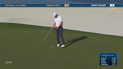 Jordan Spieth | Round 2 | 14th hole | Shot 4 | 2025 THE PLAYERS