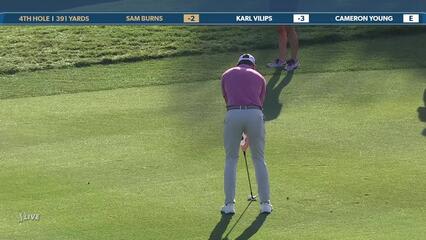 Sam Burns | Round 1 | 4th hole | Shot 4 | 2025 THE PLAYERS