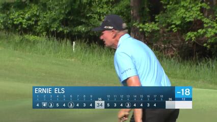 Ernie Els | Round 3 | 17th hole | Shot 4 | 2025 Mitsubishi