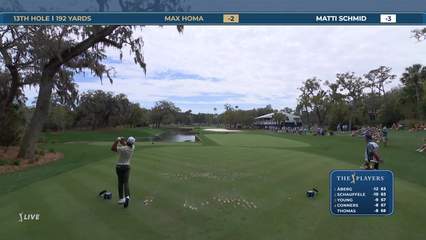 Max Homa | Round 3 | 13th hole | Shot 1 | 2026 THE PLAYERS