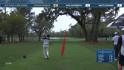 Takumi Kanaya | Round 1 | 6th hole | Shot 1 | 2026 THE PLAYERS