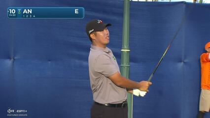 Byeong Hun An | Round 1 | 10th hole | Shot 1 | 2025 Sony Open