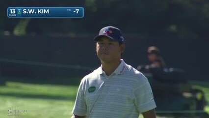 Si Woo Kim | Round 4 | 13th hole | Shot 2 | 2025 Rocket Classic
