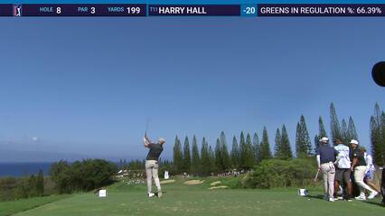 Harry Hall | Round 4 | 8th hole | Shot 1 | 2025 The Sentry