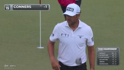 Corey Conners | Round 2 | 15th hole | Shot 3 | 2025 TOUR Championship