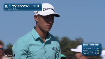 Collin Morikawa | Round 2 | 9th hole | Shot 1 | 2025 Genesis Scottish Open