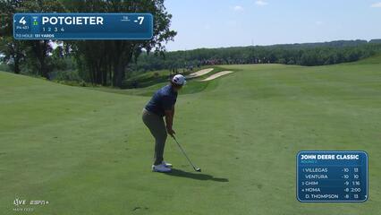 Aldrich Potgieter | Round 2 | 4th hole | Shot 2 | 2025 John Deere