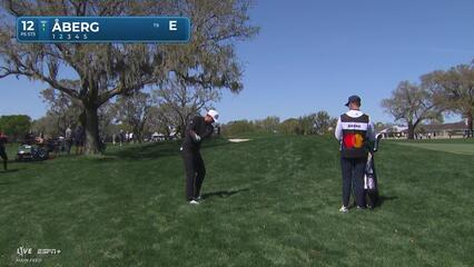 Ludvig Åberg | Round 1 | 12th hole | Shot 2 | 2025 Arnold Palmer