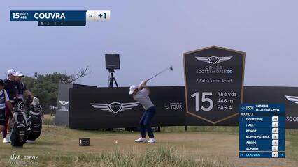 Martin Couvra | Round 3 | 15th hole | Shot 1 | 2025 Genesis Scottish Open