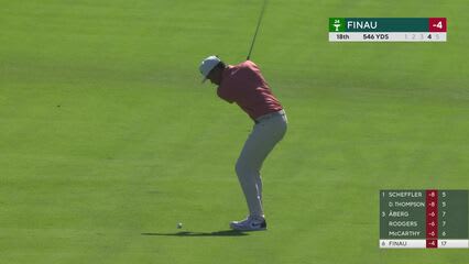Tony Finau | Round 3 | 18th hole | Shot 4 | 2025 Genesis