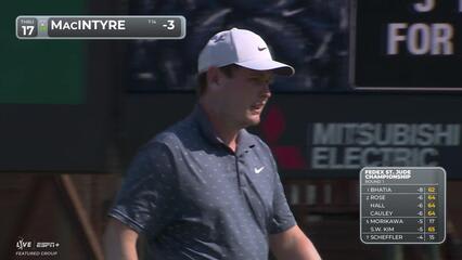 Robert MacIntyre | Round 1 | 17th hole | Shot 4 | 2025 FedEx St. Jude