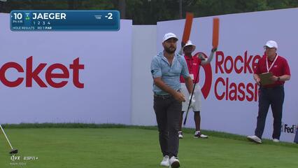 Stephan Jaeger | Round 2 | 10th hole | Shot 1 | 2025 Rocket Classic