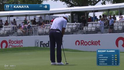 Takumi Kanaya | Round 2 | 17th hole | Shot 5 | 2025 Rocket Classic