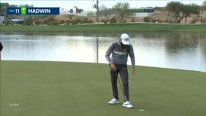 Adam Hadwin | 2023 WM Phoenix Open | Round 2 | 11th hole | Shot 4