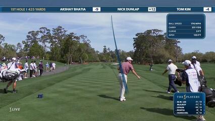 Nick Dunlap | Round 2 | 1st hole | Shot 1 | 2025 THE PLAYERS