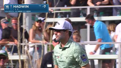 Adam Hadwin | Round 3 | 16th hole | Shot 1 | 2025 WM Phoenix Open