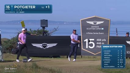 Aldrich Potgieter | Round 2 | 15th hole | Shot 1 | 2025 Genesis Scottish Open