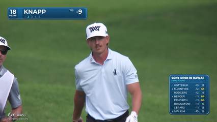Jake Knapp | Round 4 | 18th hole | Shot 2 | 2026 Sony Open