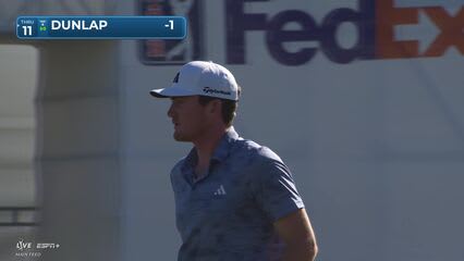 Nick Dunlap | Round 1 | 2nd hole | Shot 4 | 2025 WM Phoenix Open